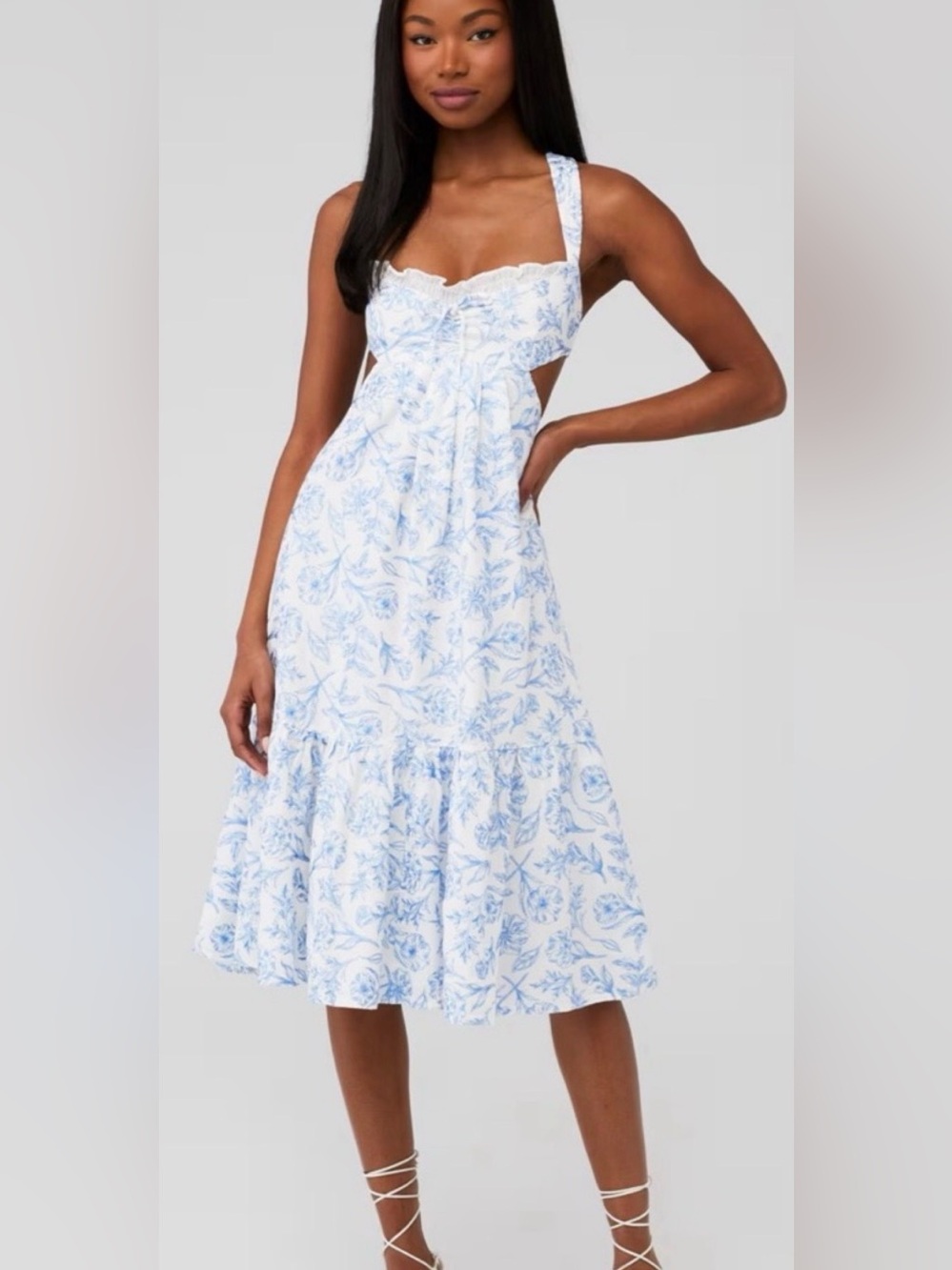 NWT For Love & Lemons MAISIE MIDI DRESS